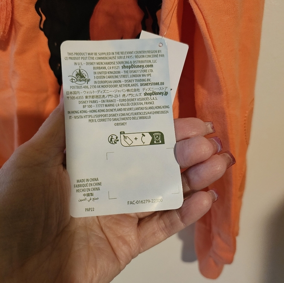 NWT Disney Moana Cropped Hoodie - Picture 6 of 13